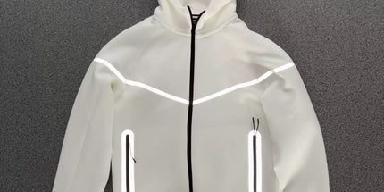 hooded tech fleece zipper suit