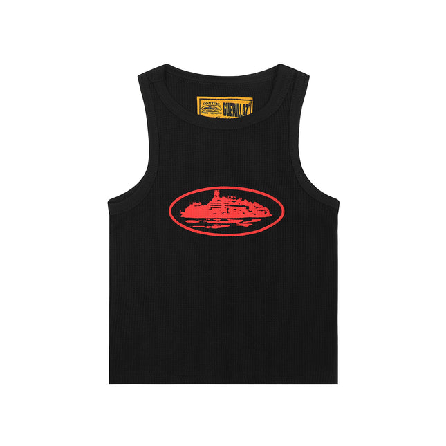 Basic LOGO Crew Neck Sleeveless Vest T-Shirt
