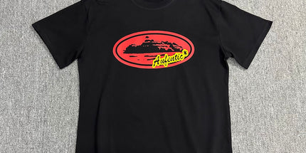 240g Unisex Letter Logo T-Shirt