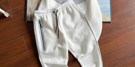 hooded tech fleece zipper suit