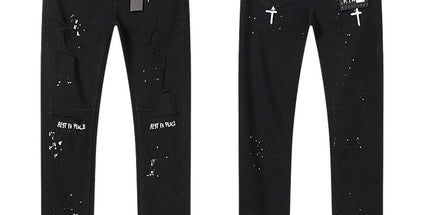 Ripped Jeans foreign high street wear