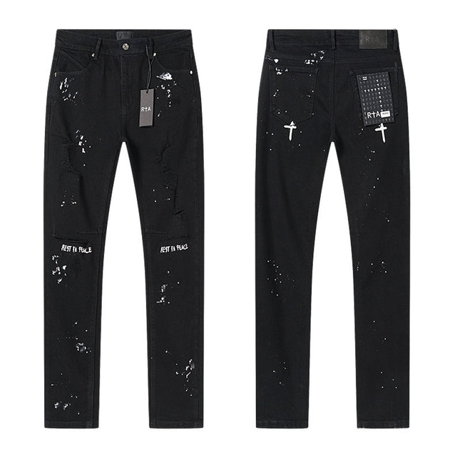 Ripped Jeans foreign high street wear