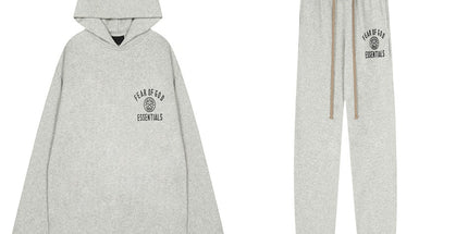 ESSENTIALS fleece Hooded Set