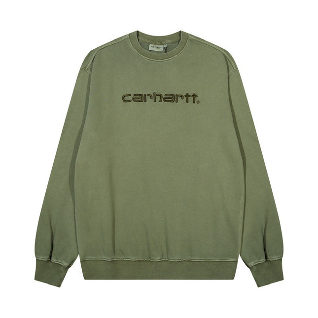 Retro Loose Crew Neck Sweatshirt for Couples