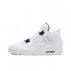 36 / aj4-white and purple buckle