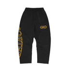 5790 Black Yellow Print Pants