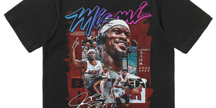 NBA Star Retro T-Shirt - Curry Kobe Morant Rose