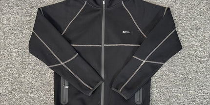 Velvet Hooded Tracksuit Set