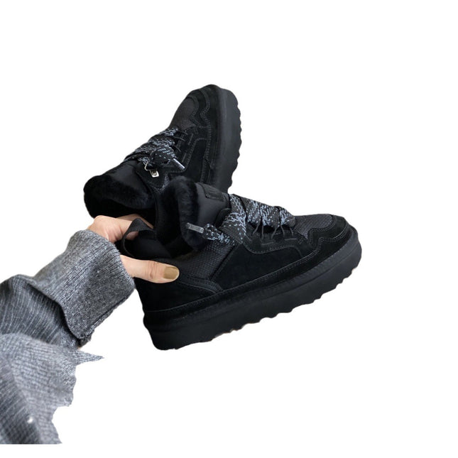 winter boots casual lace-up Shoes