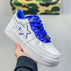 36 / White and blue (lacquered)