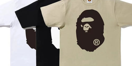 BEII&BAPE Unisex Double Yarn Cotton Print Tee