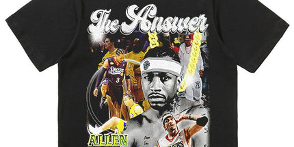 NBA Star Retro T-Shirt - Curry Kobe Morant Rose