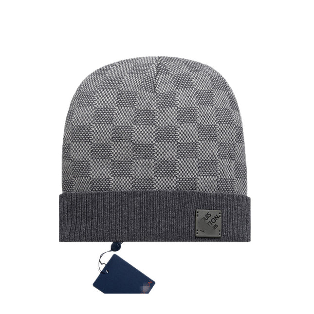 Classic Leather Label Unisex Knitted Beanie