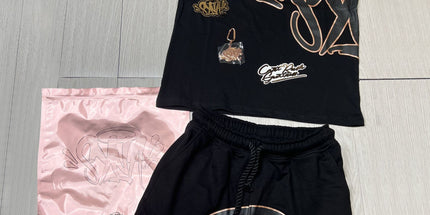 High Quality Syna Hip Hop Foam Print T-Shirt Set