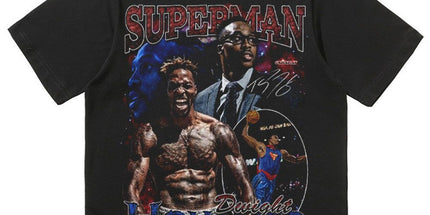 NBA Star Retro T-Shirt - Curry Kobe Morant Rose