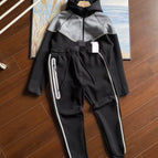 Black and gray suit