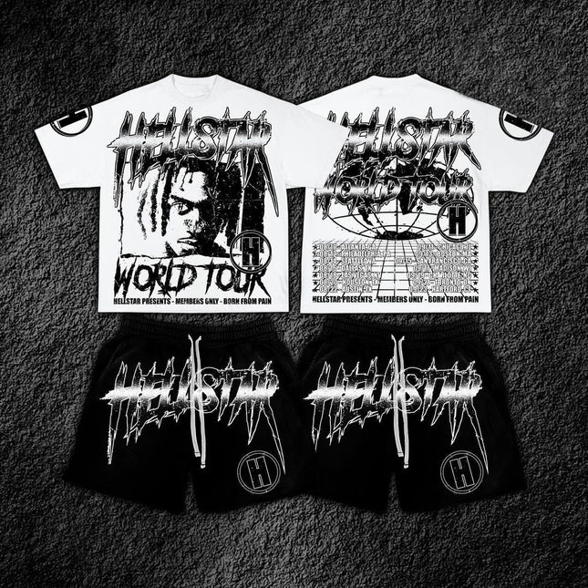 Crew Neck T-Shirt & Shorts Set