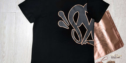 High Quality Syna Hip Hop Foam Print T-Shirt Set