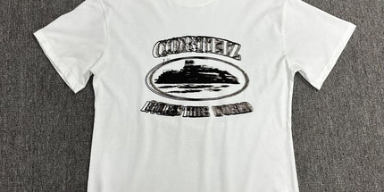 240g Unisex Letter Logo T-Shirt