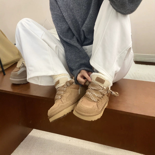 winter boots casual lace-up Shoes