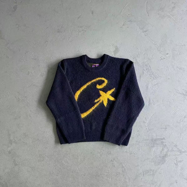 Corteiz C Star Mohair
Knit Sweater