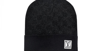 Classic Leather Label Unisex Knitted Beanie