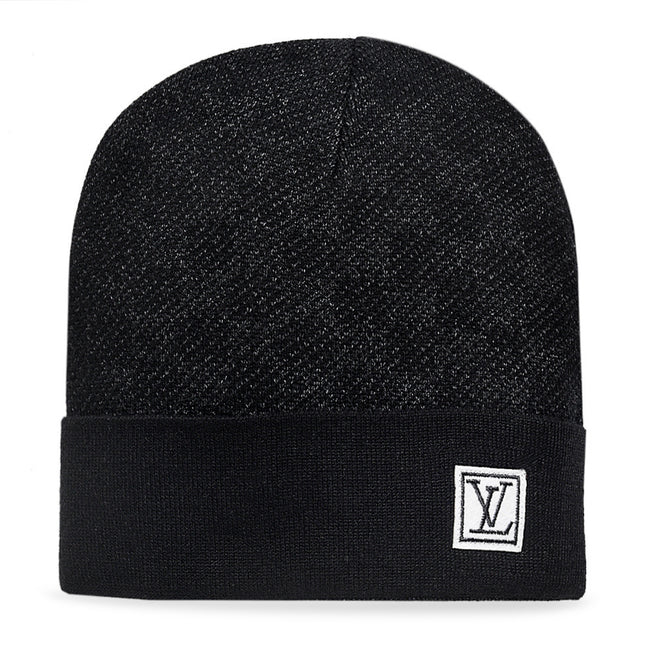 Classic Leather Label Unisex Knitted Beanie