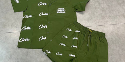 Streetwear Zipper Vest and Shorts Set