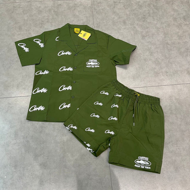 Streetwear Zipper Vest and Shorts Set