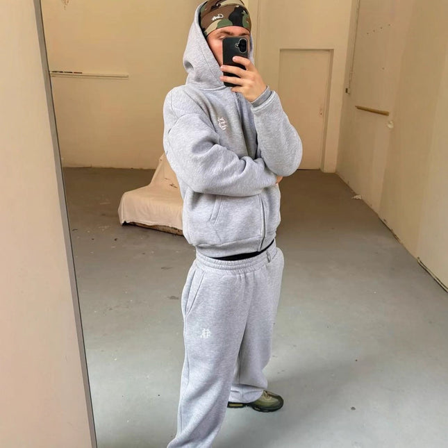Hip Hop Zipper Sports Tracksuit