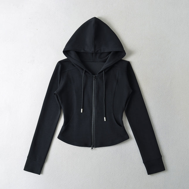 Women’s Zip Hoodie and Flared Pants Set