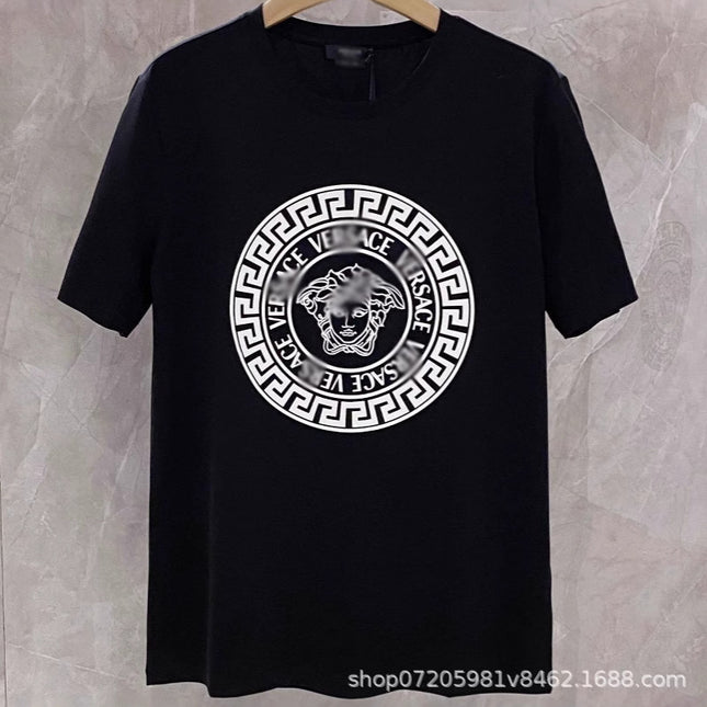 Vintage Print Cotton T-Shirt