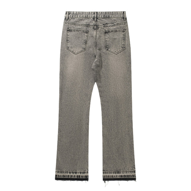 Smoke Grey Tassel Jeans