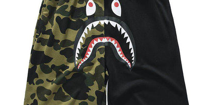 Japanese Shark Head Casual Quick-Dry Beach Shorts