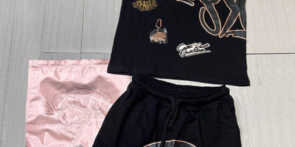 High Quality Syna Hip Hop Foam Print T-Shirt Set