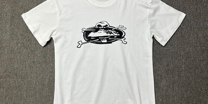240g Unisex Letter Logo T-Shirt