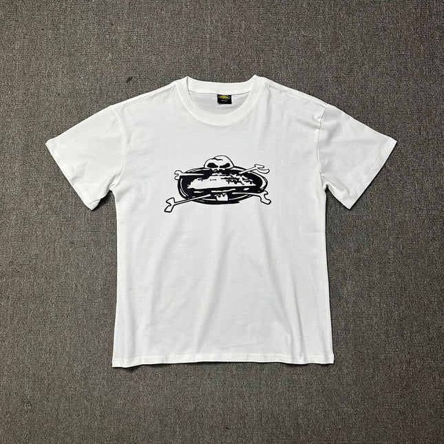 240g Unisex Letter Logo T-Shirt