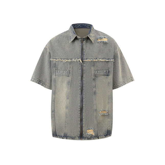 Vintage Ripped Denim Set