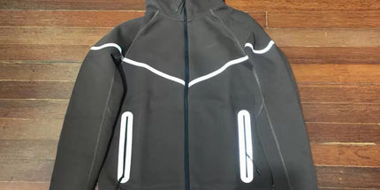 hooded tech fleece zipper suit