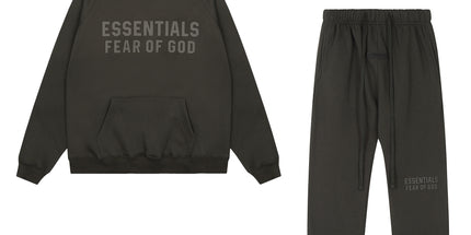 ESSENTIALS fleece Hooded Set