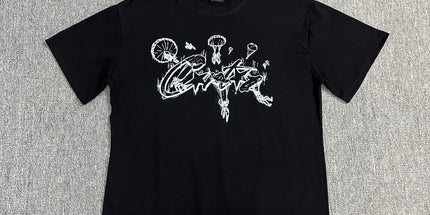 240g Unisex Letter Logo T-Shirt