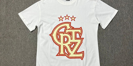 240g Unisex Letter Logo T-Shirt