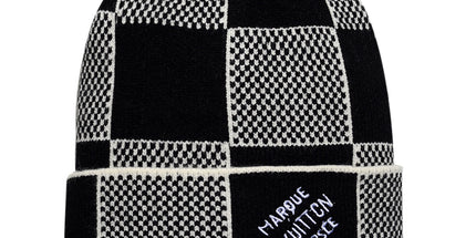 Classic Leather Label Unisex Knitted Beanie