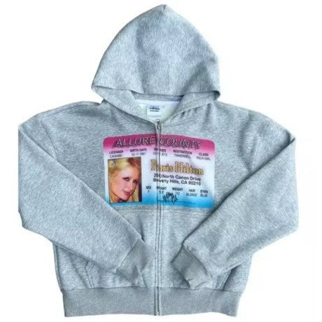 Y2K Gothic Zip Sweatshirt