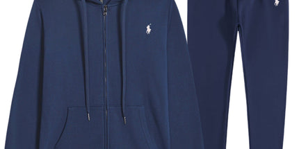RL Pony Embroidered Zip Hoodie & Sweatpants Set