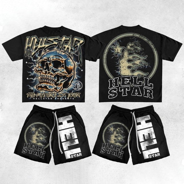 Crew Neck T-Shirt & Shorts Set