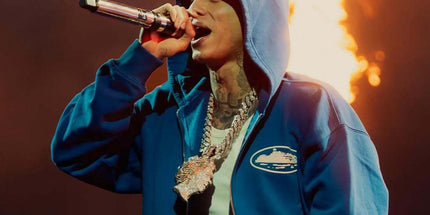 High gram weight American street hip hop Alcatraz print velvet zipper cardigan hooded sweatshirt for men and women
