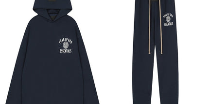 ESSENTIALS fleece Hooded Set