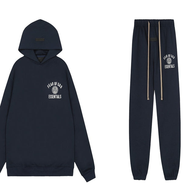 ESSENTIALS fleece Hooded Set
