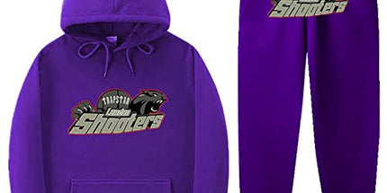 Unisex Trendy Hooded Fleece Sweatshirt Sports Suit